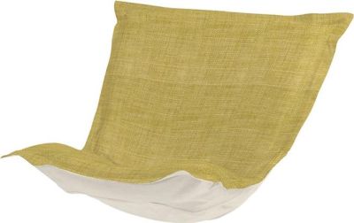 Pouf Chair Cushion HOWARD ELLIOTT Coco Peridot Green Brown Burlap Acrylic