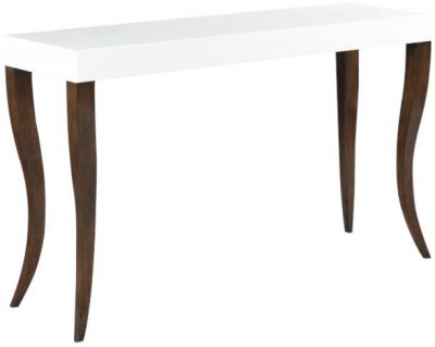 Hall Table Woodbridge Gabrielle Tobi Fairley Lacquered Top Wood, Cabriole Legs