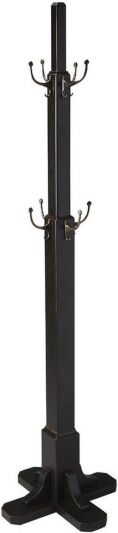 Hanger Hall Stand Antique Brass Black Licorice Distressed Hammered Ru