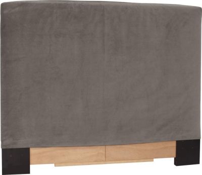 Headboard HOWARD ELLIOTT FQ Full Queen Pewter Gray Bella Polyester Poly