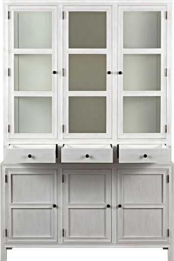 Hutch COLONIAL White Wash White/Cream Mahogany