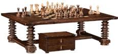 Games Table JONATHAN CHARLES COUNTRY FARMHOUSE Traditional Antique Heavily