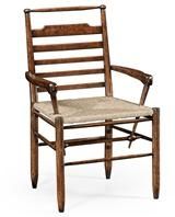 Occasional Chair JONATHAN CHARLES TUDOR OAK Traditional Antique Arm Arms