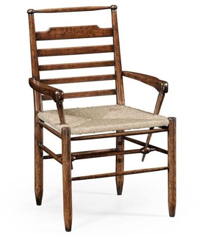 Occasional Chair JONATHAN CHARLES TUDOR OAK Traditional Antique Arm Arms