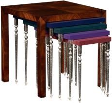 Nesting Tables JONATHAN CHARLES ALEXANDER JULIAN Traditional Antique Floral