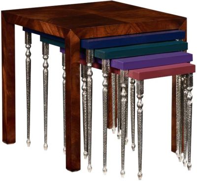 Nesting Tables JONATHAN CHARLES ALEXANDER JULIAN Traditional Antique Floral