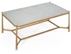 Cocktail Table JONATHAN CHARLES LUXE Contemporary Rectangular Open Work Base