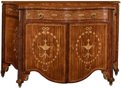 Chest of Drawers JONATHAN CHARLES VERSAILLES Chippendale Serpentine Medium