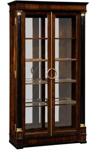 Bookcase JONATHAN CHARLES KNIGHTSBRIDGE Regency With Columns Column Antique