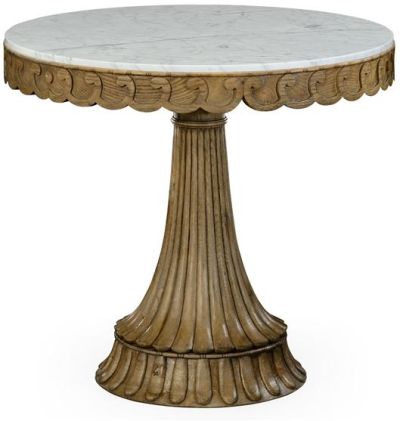 End Table Side JONATHAN CHARLES WILLIAM YEOWARD Curled Edge Washed Oak Sanded