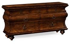 Chest of Drawers JONATHAN CHARLES ARTISAN Rectangular Curved Large Rustic