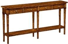 Console Table JONATHAN CHARLES JC EDITED-CASUALLY COUNTRY EDITED Paneled Top