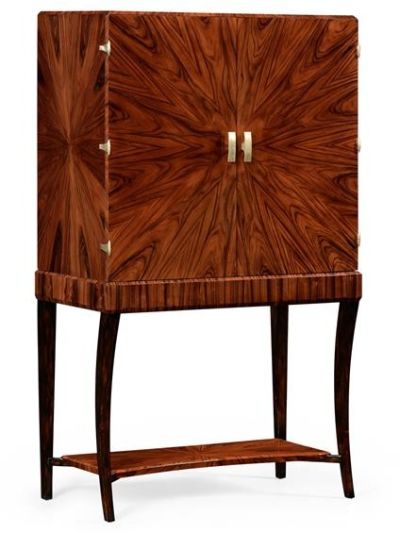 Drinks Cabinet Bar JONATHAN CHARLES SANTOS Radiating Pattern Rectangular