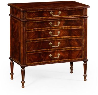 Nightstand JONATHAN CHARLES BUCKINGHAM Napoleon III Regency Concave Profile