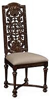 JONATHAN CHARLES TUDOR OAK Dining Chairs Chair Traditional Antique Dark Brown