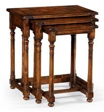 Nesting Tables JONATHAN CHARLES HUNTINGDON Traditional Antique Medium Walnut