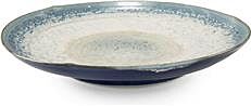 Charger Plate JOHN-RICHARD Serene Blue Reactive Glaze Cream