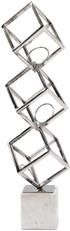 Sculpture Wine Holder Rack JOHN-RICHARD White Marble