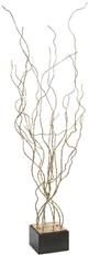 Sculpture JOHN-RICHARD Sprouting Saplings Floral Tall Natural Cast Brass