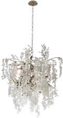 Chandelier JOHN-RICHARD SHIRO-NODA 11-Light Clear Frosted Metal Crystal G9 4