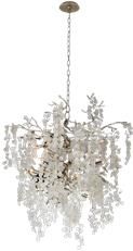 Chandelier JOHN-RICHARD SHIRO-NODA 11-Light Clear Frosted Crystal Metal G9 4