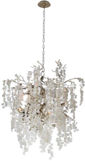 Chandelier JOHN-RICHARD SHIRO-NODA 11-Light Clear Frosted Crystal Metal G9 4