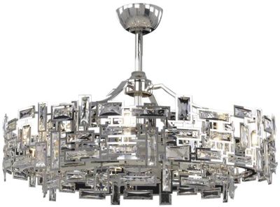 Fandelier Chandelier JOHN-RICHARD Contemporary 2-Tier Tiered 8-Light Crystal