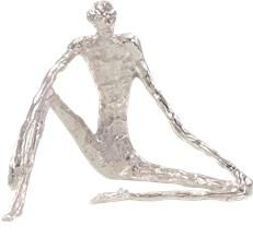 Sculpture JOHN-RICHARD Abstract Sitting Man