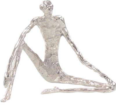 Sculpture JOHN-RICHARD Abstract Sitting Man