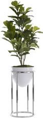 Planter Vase JOHN-RICHARD Transitional Fiddle-Leaf Fig Tree Floral Natural