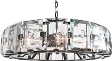 Pendant Light KALCO GIADA Casual Luxury 9-Light Dark Bronze Clear Crystal
