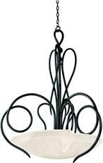 Pendant Light KALCO TRIBECCA Transitional 6-Light Frosted White Glass Tortoise
