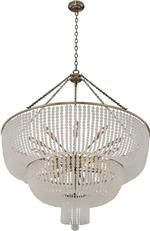 Pendant Light KALCO ESPERANZA Contemporary 15-Light Brushed Champagne Gold