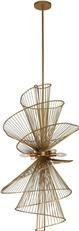 Pendant Light KALCO AURORA Modern Contemporary 6-Light Nordic Brass Metal Dry