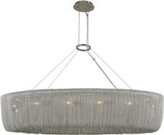 Island Pendant Light KALCO GENEVIEVE Contemporary Ring Frame 12-Light Polished