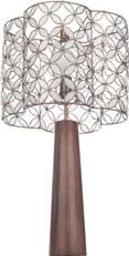 Table Lamp KALCO MAURELLE Casual Luxury 1-Light Natural Shell Oxidized Gold