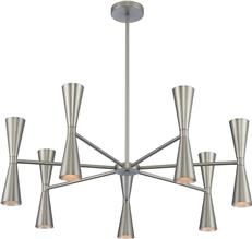 Chandelier KALCO MILO Art Deco Deco/Mid-Century Modern 7-Arm 14-Light 3000K