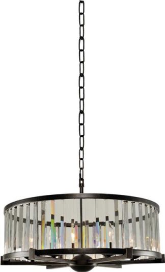 Pendant Light KALCO ESSEX Art Deco Deco/Mid-Century Modern 6-Light Sienna