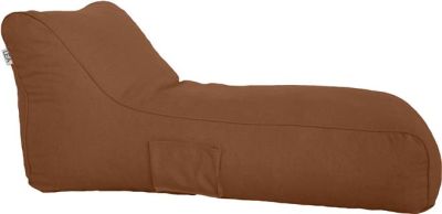 Nest Chair Lounge Rectangular Beige Microfiber Shredded Foam Air Dry Removable