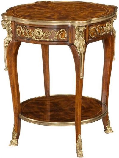 Lamp Table End Side THEODORE ALEXANDER ESSENTIAL TA Louis XV Rococo Cabriole