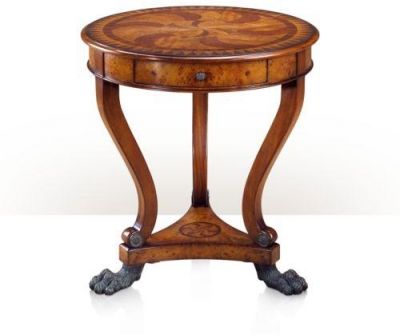 Lamp Table End Side THEODORE ALEXANDER ESSENTIAL TA Regency Swirling Teardrop