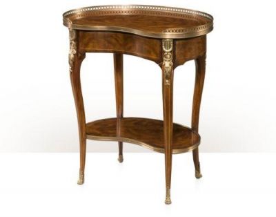 Lamp Table End Side THEODORE ALEXANDER Louis XV Rococo Cabriole Legs 3/4