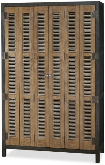 Libations Locker Bar UNIVERSAL MODERNE MUSE Trifold Doors Bisque Cobalt Black