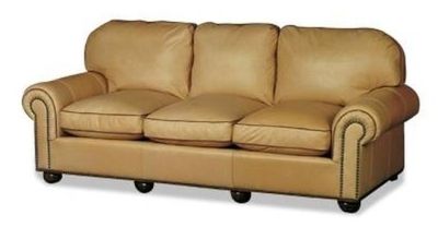 Sofa Traditional Traditional Wood Leather Wood Leather Removab MK-192
