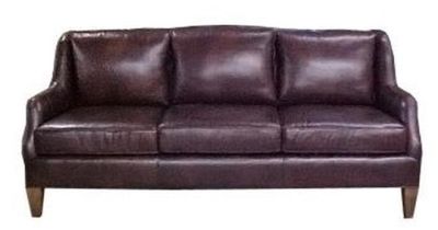 Leather Sofa, Top Grain Leather, Wood, Hand-Crafted, Custom Options