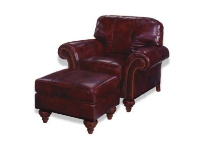 Ottoman Wood Leather Removable Leg Hand-Crafted MK-272