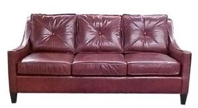 Sofa Traditional Traditional Wood Leather Wood Leather Removab MK-319