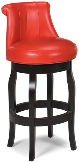 Bar Stool Traditional Traditional Wood Leather Wood Leather MK-4