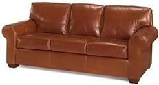 Sofa Wood Leather Removable Leg Hand-Crafted Wide Pyramid Leg MK-556