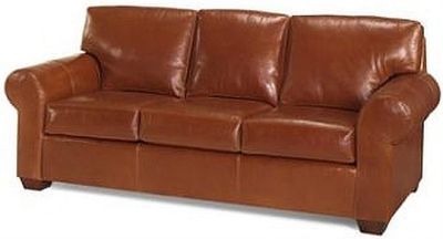 Sofa Wood Leather Removable Leg Hand-Crafted Wide Pyramid Leg MK-556